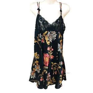 Y2K Womens Babydoll Slip Dress Robe Set M L Lace Fairy Goth 2 PC Cinema Exoile